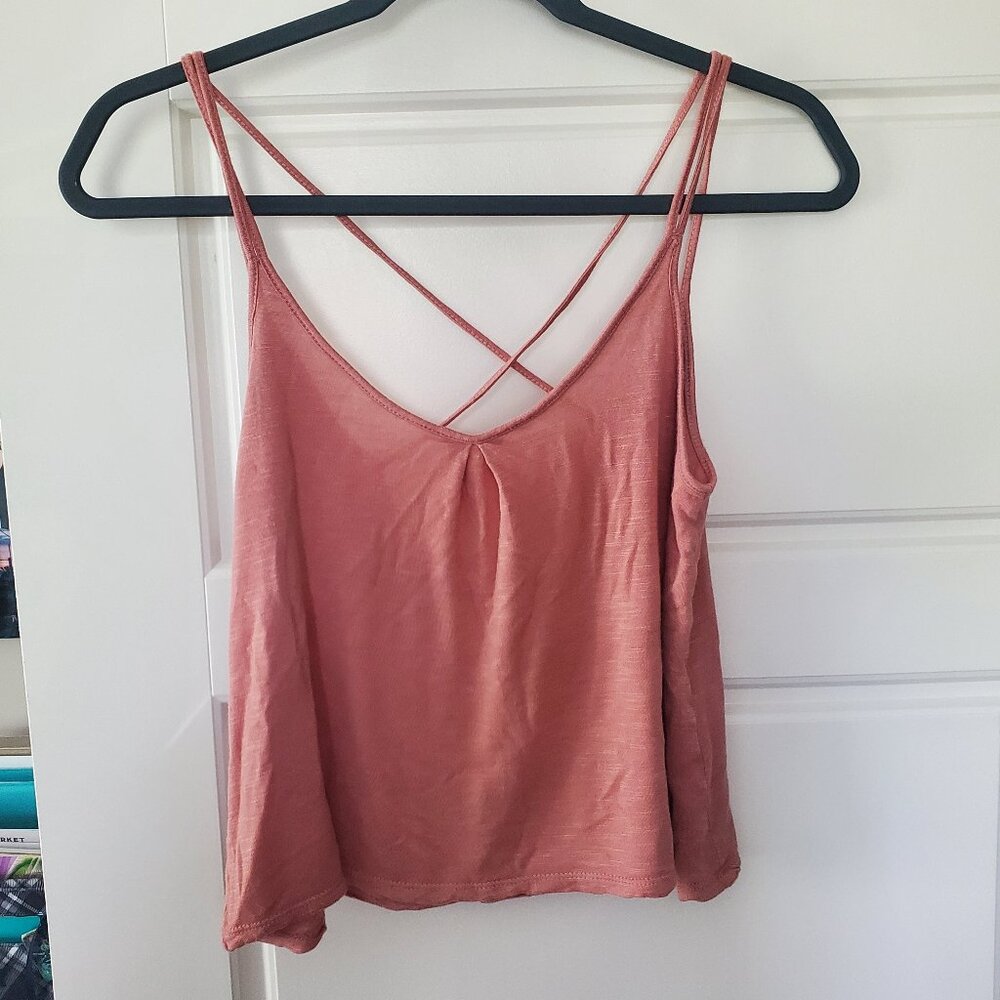 Neutral Coral Crop Top
